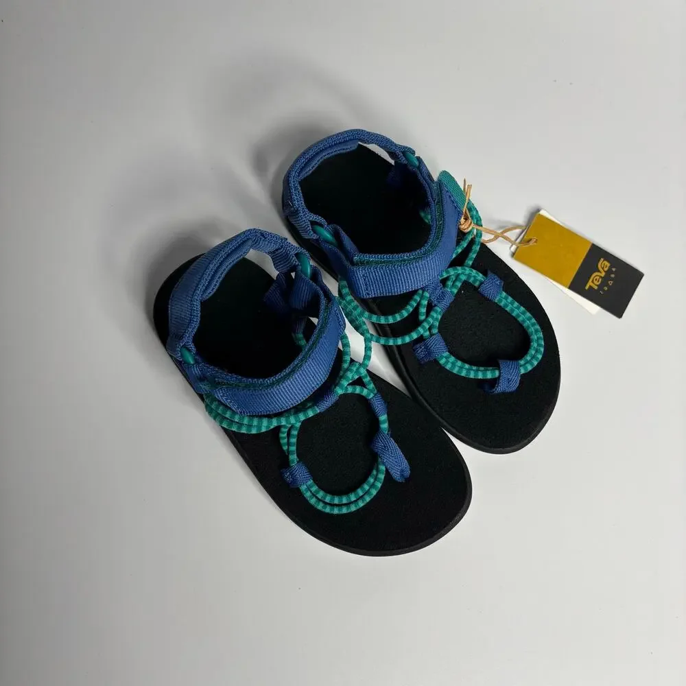 Teva Girls Voya Infinity Sandal in Waterfall/Dark Blue